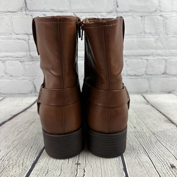 Frye and Co Elodie Boots Brown Womens Faux Leather US Size 9 M - Picture 5 of 10